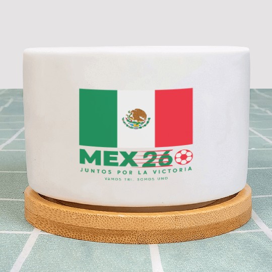 Mexico World Cup 2026 Plant Pots Soccer