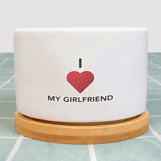 I heart my girlfriend 1 Plant Pots