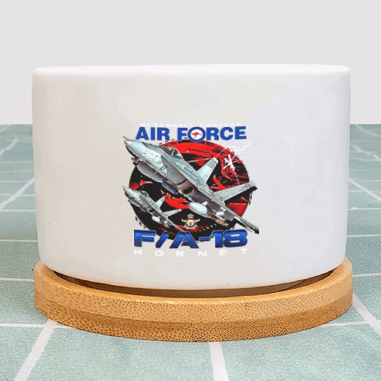 RAAF Australian Air Force FA18 Hornet Fighterjet Plant Pots