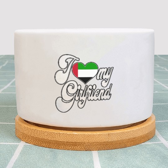 UAEI Love My EmiratI Girlfriend Plant Pots