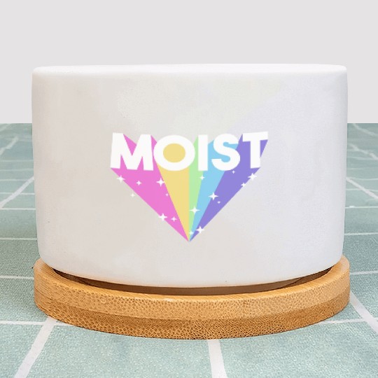 Moist Funny Meme Offensive Weird Cool Hilarious Plant Pots
