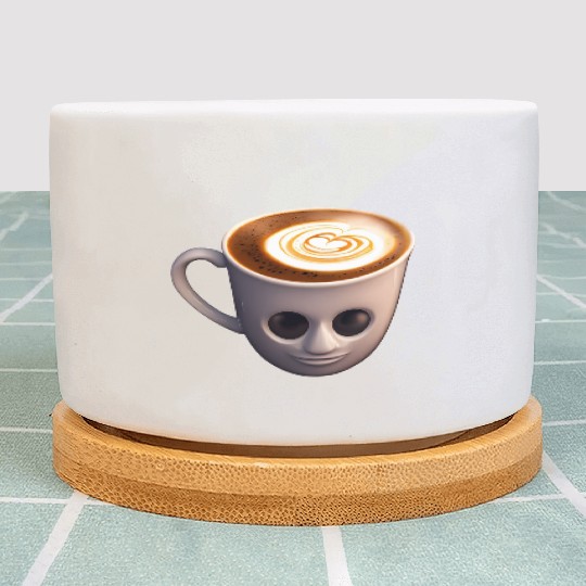 Creepy Coffee Cup Plant Pots