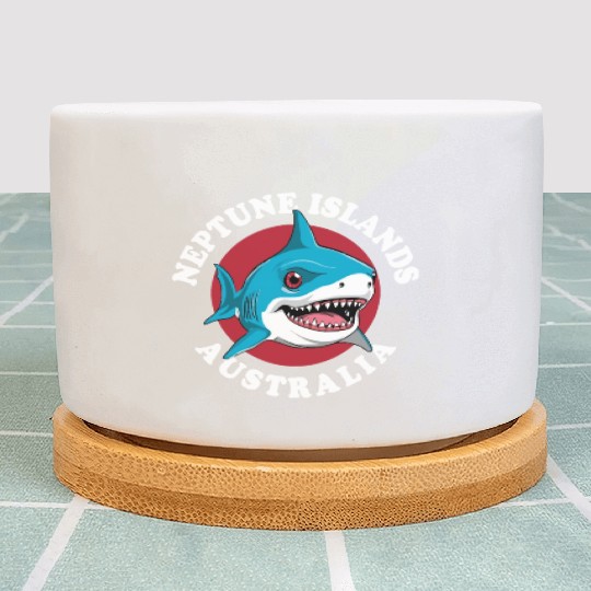 Great White Shark Neptune Islands Plant Pots