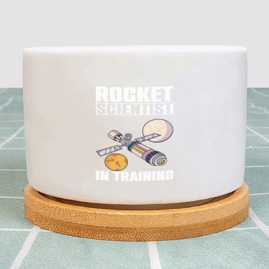 Rocket Scientist Studied Science In Training Plant Pots