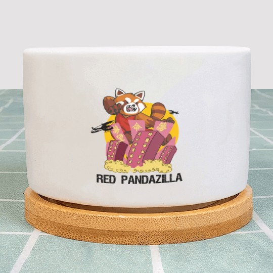 For Red Panda lover . Funny Red Pandazilla Plant Pots