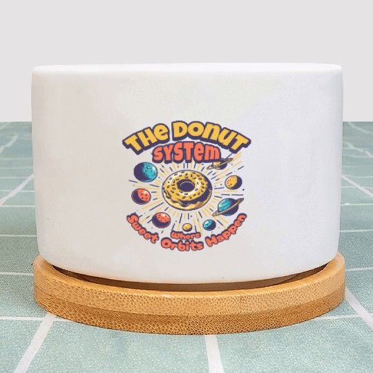 Donut Solar System Plant Pots