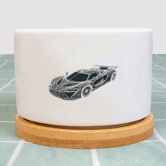 My Car, I Love My Car, Gift fot Him, BlackCar Plant Pots