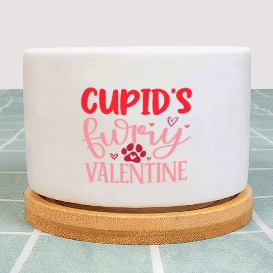 Cupid s furry valentine Plant Pots