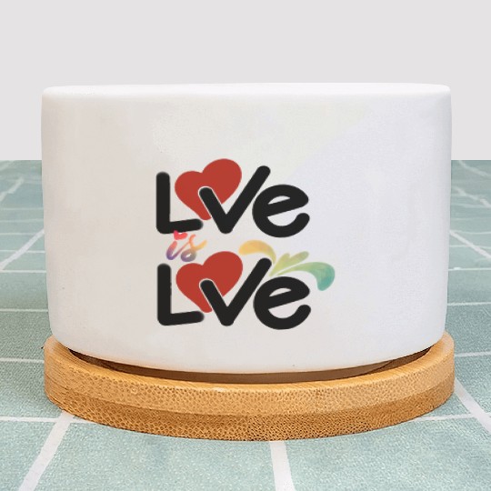 Love is Love Plant Pots