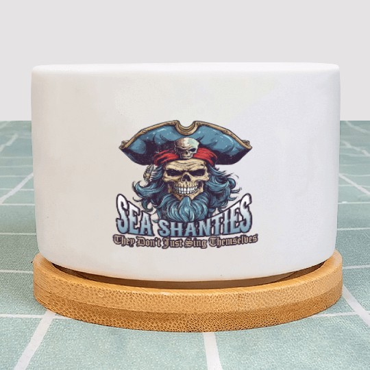 Sea Shanty Sing Themselves Sea Shanty Ship Pirate Plant Pots