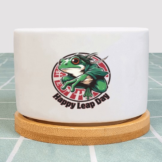 Happy Leap Day Plant Pots