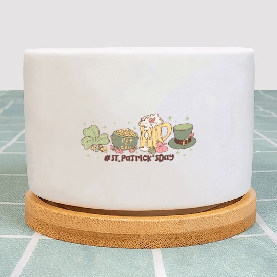 St. Patrick's Day Plant Pots