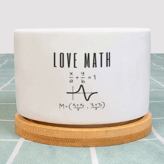 Love Math: Midpoint Equation Plant Pots