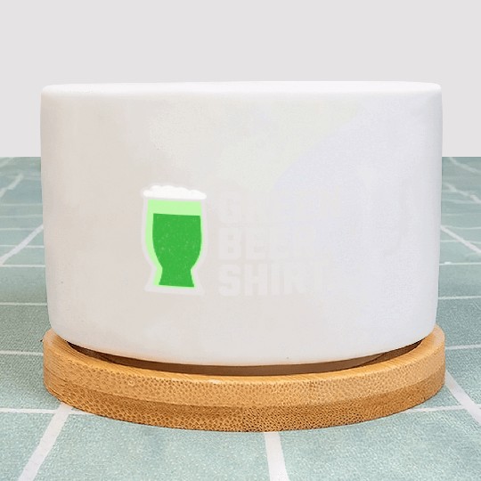 Green Beer Plant Pots for St. Patrick's Day