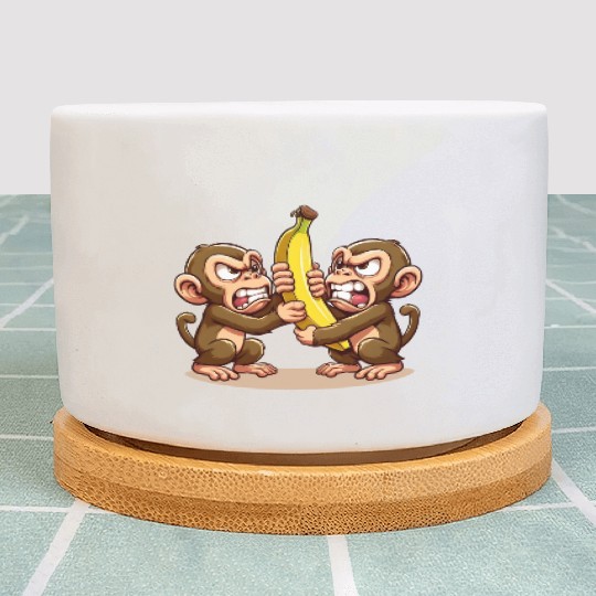 Monkey Banana Brawl Plant Pots