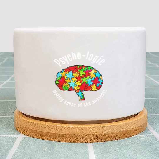 Psychologist Psycho-logic Making Sense Of Nonsense Plant Pots