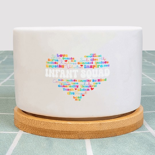 Cute Infant Squad Appreciation Week Back To School Plant Pots