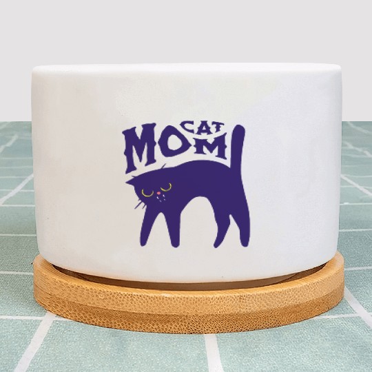 Cat Mom Plant Pots
