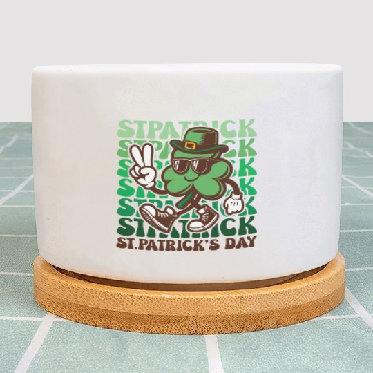 St. Patrick's Day Ireland Irish Green Plant Pots