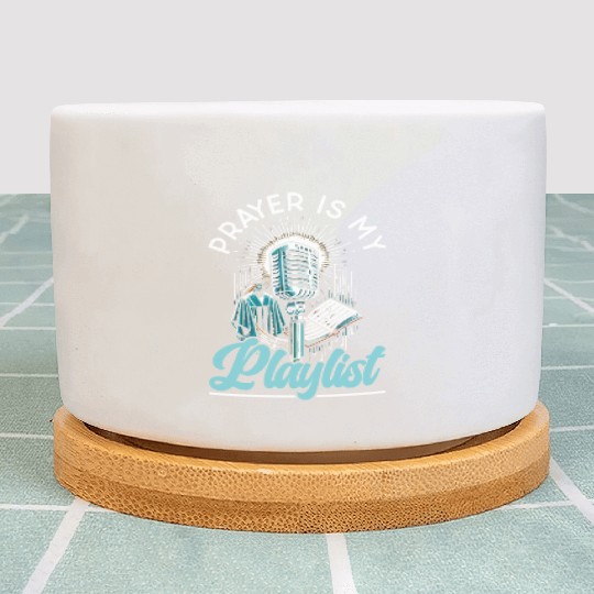 Gospel Music Religious Bible Scripture Christian Plant Pots