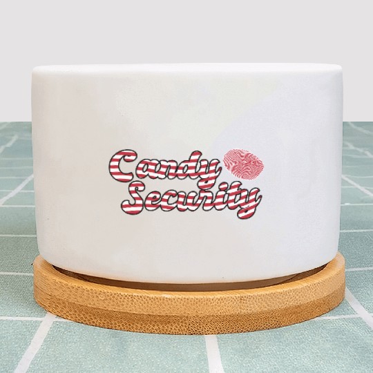 Candy Security Mom Dad Matching Birthday Costume Plant Pots