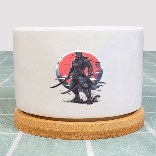Anime Panther -Krieger Samurai Katana Plant Pots