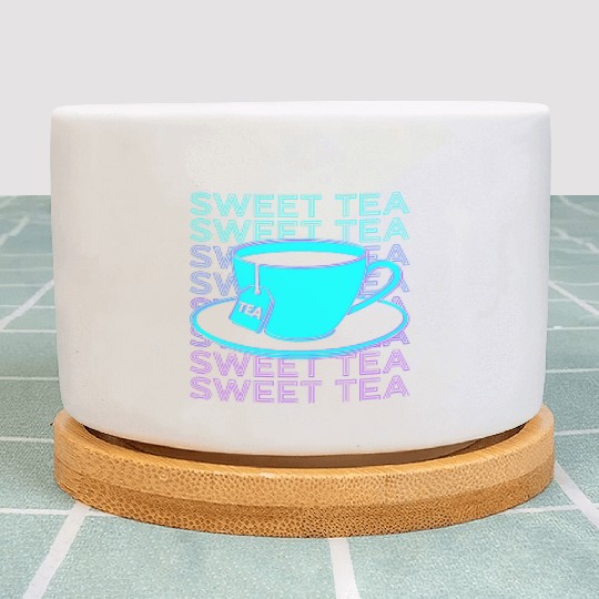 Sweet Tea Retro Plant Pots