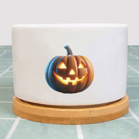 Jack o Lantern Pumpkin Plant Pots