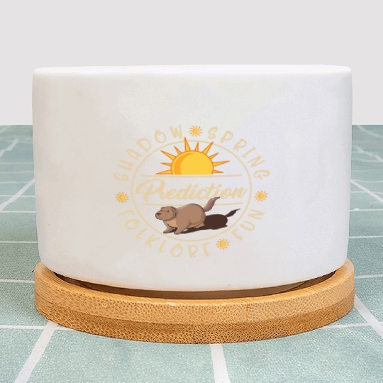 Groundhog Plant Pots, Groundhog Prediction Shadow