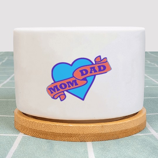 Crafting Couture with Mom & Dad" Plant Pots