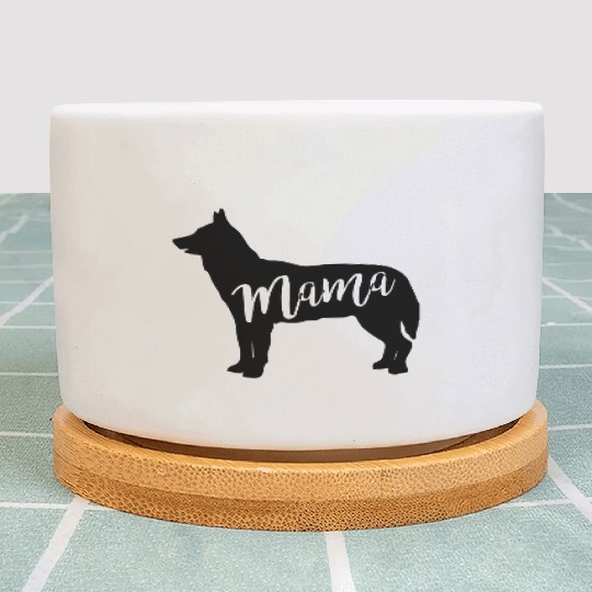 Husky Mom Plant Pots