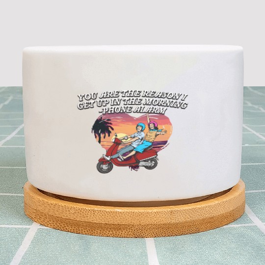 You Get Me Up Daily Funny Valentines Day Humor Plant Pots