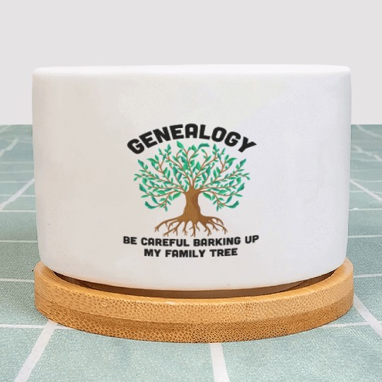 Family Genealogist Ancestry Lineage Genealogy Plant Pots