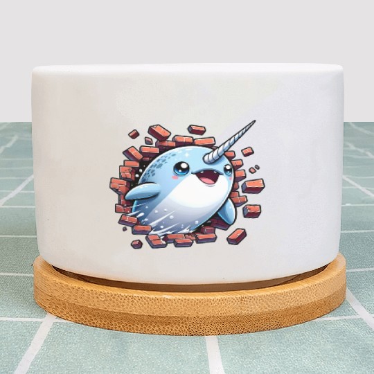 Narwhal Surprise Plant Pots