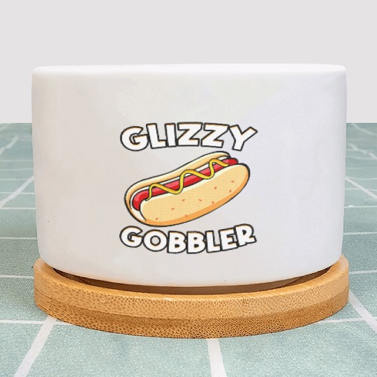 Hot Dog Glizzy Gobbler Number One Gladiator Plant Pots