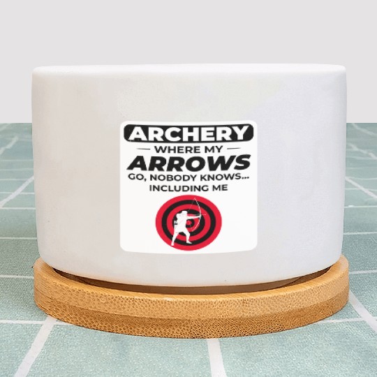 Archery Targets Archer Bullseye Shooting Sport Plant Pots