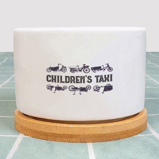 Childrens Taxi Cargo Bicycle Cargobike Plant Pots