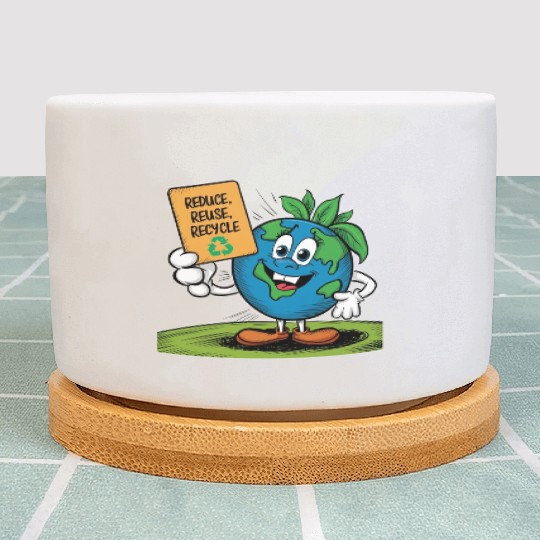 Reduce, Reuse, Recycle Earth day - April 22 Plant Pots