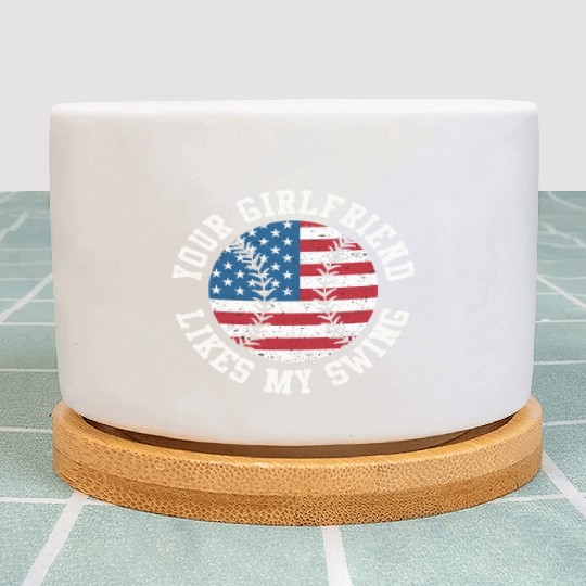 Your Girlfriend Likes My Swing Plant Pots