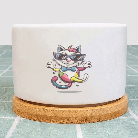 Feline Flops Laugh Out Loud Bad Cat Plant Pots