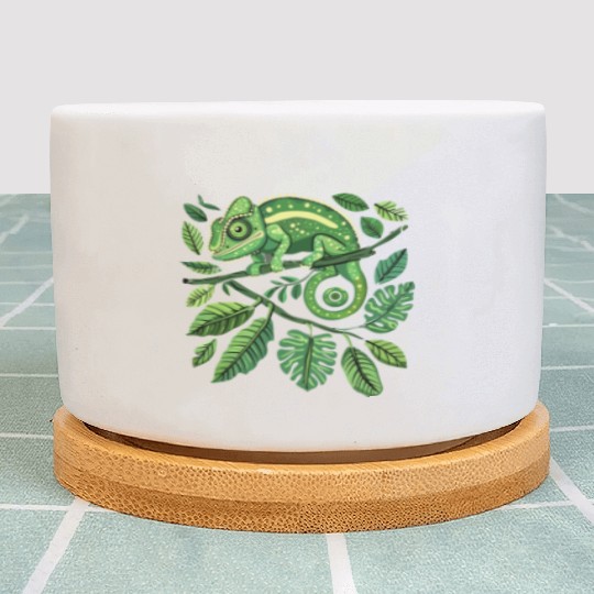 Chameleonaire A Rich Lizard for Lizard Pet Lover Plant Pots