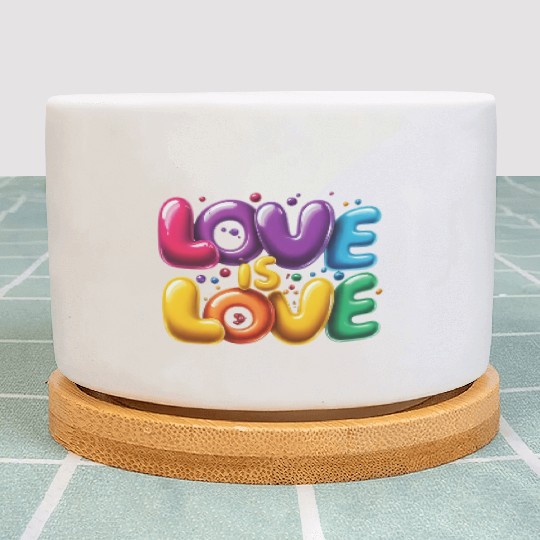 Love is Love Plant Pots