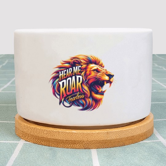 Hear Me Roar: Fearless Plant Pots