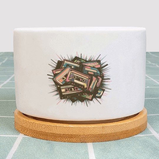 80s Retro Cassette Classic Cassette Tape for a Plant Pots