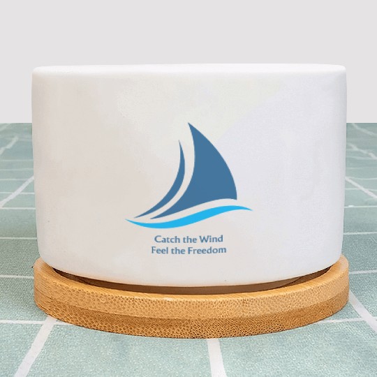 Catch the Wind: Feel the Freedom Plant Pots