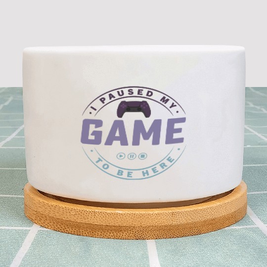 I paused my Game to be here 2 Plant Pots