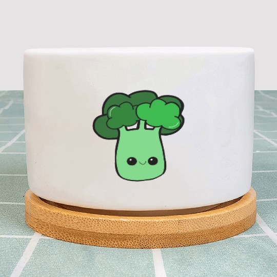 Cute Loves Broccoli Veggie Gardening Adult Kids To Plant Pots