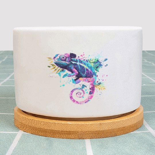 Chameleonaire A Rich Lizard for Lizard Pet Lover Plant Pots