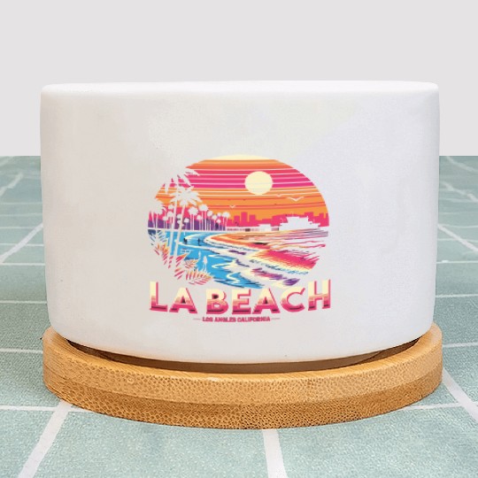 LA BEACH ,Los Angeles California Beach Plant Pots