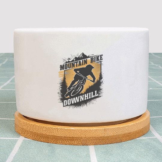 mountain bike downhill Plant Pots